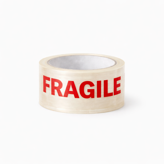 Fragile Tape — High Visibility Warning Packing Tape