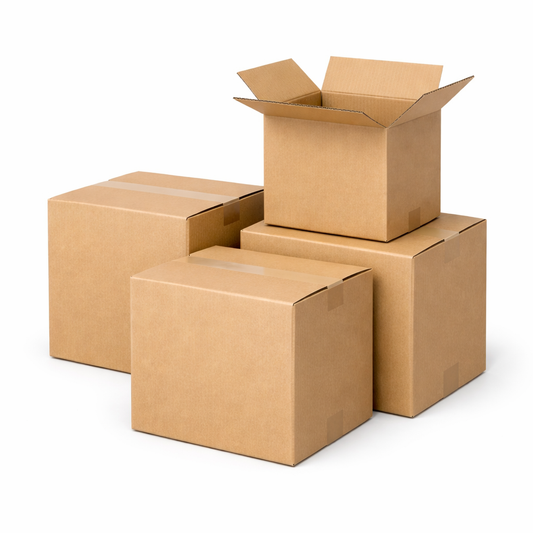 Large Moving Boxes 61x61x61cm | Strong Double Wall | Pack of 5 & 10