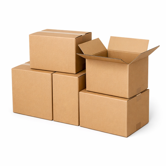 Medium Moving Boxes 60x45x45cm | Strong Double Wall | Pack of 5, 10 or 20